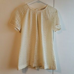 Banana republic lace shirt